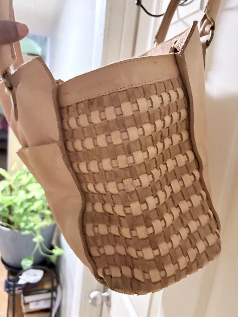 Anabaglish beige leather
